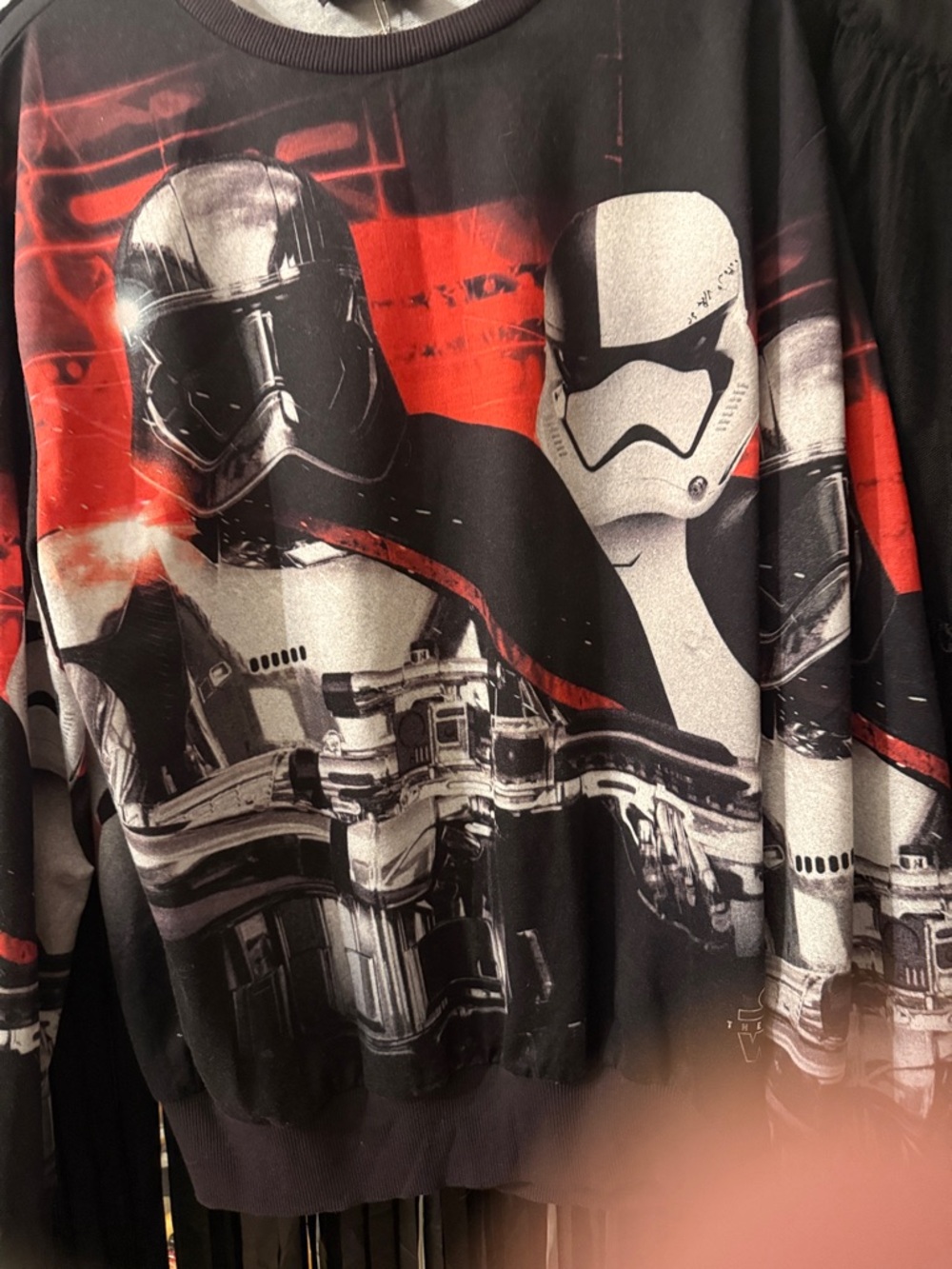 Star Wars Black White red Logo Pullover